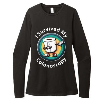 I Survived My Colonoscopy Survivor Funny Hospital Patient Womens CVC Long Sleeve Shirt