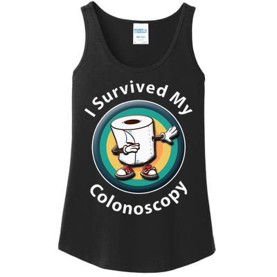 I Survived My Colonoscopy Survivor Funny Hospital Patient Ladies Essential Tank