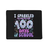 I Sparkled My Way Through 100 Days Of School Funny Print Mousepad
