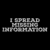 I Spread Missing Information Full-Length Apron With Pockets