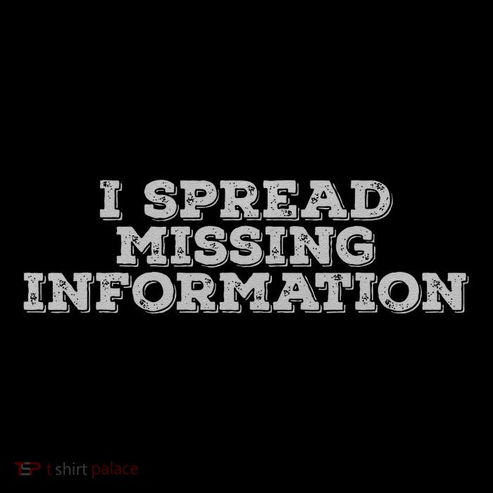 I Spread Missing Information 7-Panel Snapback Hat