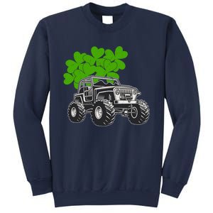 Irish Shamrock Monster Truck St Patrick's Day Cute Gift Sweatshirt