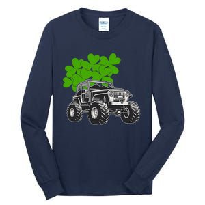 Irish Shamrock Monster Truck St Patrick's Day Cute Gift Tall Long Sleeve T-Shirt