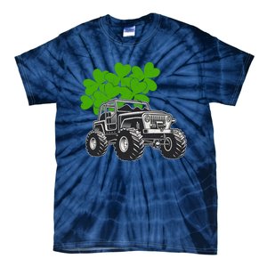 Irish Shamrock Monster Truck St Patrick's Day Cute Gift Tie-Dye T-Shirt