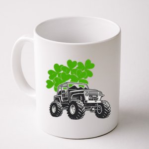 Irish Shamrock Monster Truck St Patrick's Day Cute Gift Coffee Mug