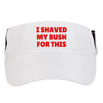 I Shaved My Bush For This Funny Pool Party Adult Drive Performance Visor
