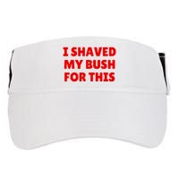 I Shaved My Bush For This Funny Pool Party Adult Drive Performance Visor