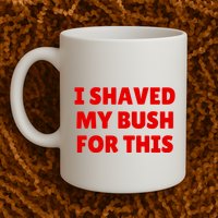 I Shaved My Bush For This Funny Pool Party Mug