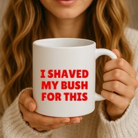 I Shaved My Bush For This Funny Pool Party Mug