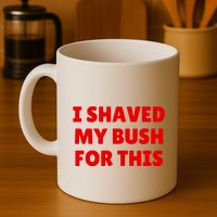 I Shaved My Bush For This Funny Pool Party Mug