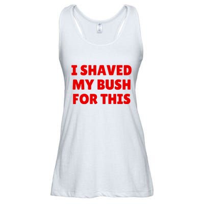 I Shaved My Bush For This Funny Pool Party Ladies Essential Flowy Tank