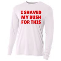 I Shaved My Bush For This Funny Pool Party Cooling Performance Long Sleeve Crew