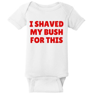 I Shaved My Bush For This Funny Pool Party Baby Bodysuit