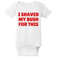 I Shaved My Bush For This Funny Pool Party Baby Bodysuit