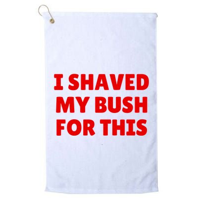 I Shaved My Bush For This Funny Pool Party Golf Towel