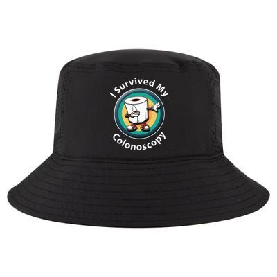 I Survived My Colonoscopy Survivor  Funny Hospital Patient  Cool Comfort Performance Bucket Hat