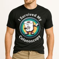 I Survived My Colonoscopy Survivor  Funny Hospital Patient  Cooling Performance Crew T-Shirt