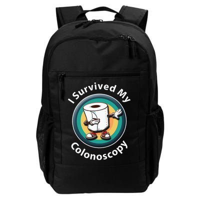 I Survived My Colonoscopy Survivor  Funny Hospital Patient  Backpack