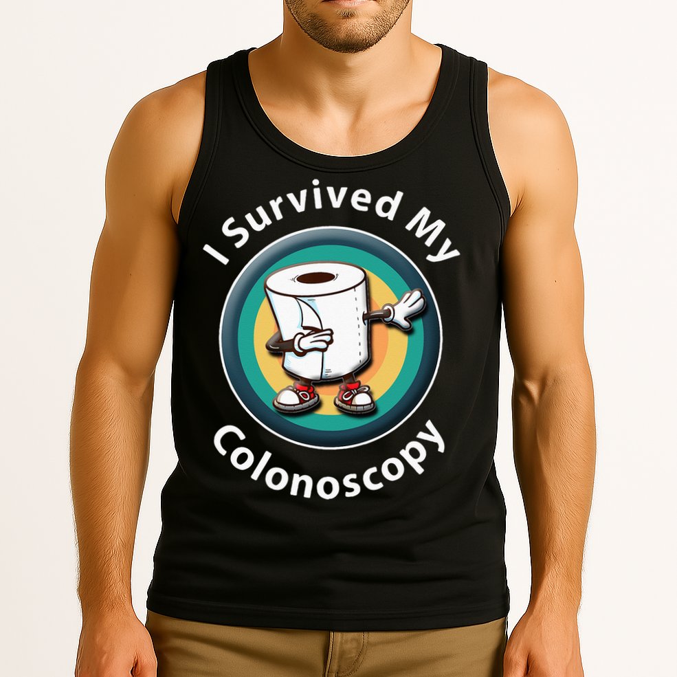 I Survived My Colonoscopy Survivor  Funny Hospital Patient  Tank Top