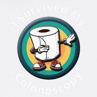 I Survived My Colonoscopy Survivor  Funny Hospital Patient  Garment-Dyed Sweatshirt