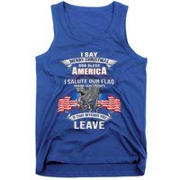 I Say Merry Christmas God Bless America Gift Tank Top