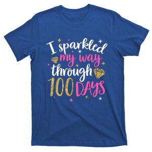 I Sparkled My Way Through 100 Days Of School Brighter Cute Gift T-Shirt