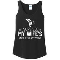 I Survived My Wife’S Knee Replacement Gift Ladies Essential Tank