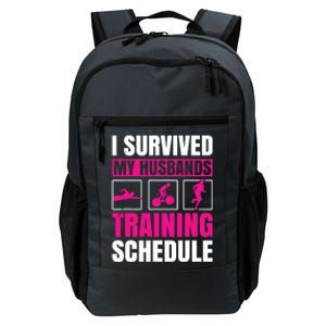 I Survived My Husbands Training Schedule Triathlon Daily Commute Backpack