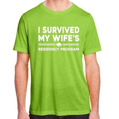 I Survived My Wifes Residency Program Medical Graduation Adult ChromaSoft Performance T-Shirt