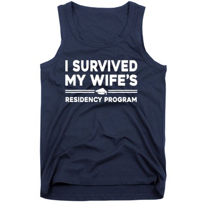 I Survived My Wifes Residency Program Medical Graduation Tank Top