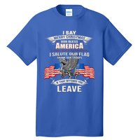 I Say Merry Christmas God Bless America Cool Gift Tall T-Shirt