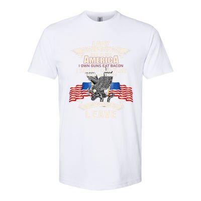 I Say Merry Christmas God Bless America Cool Gift Softstyle CVC T-Shirt