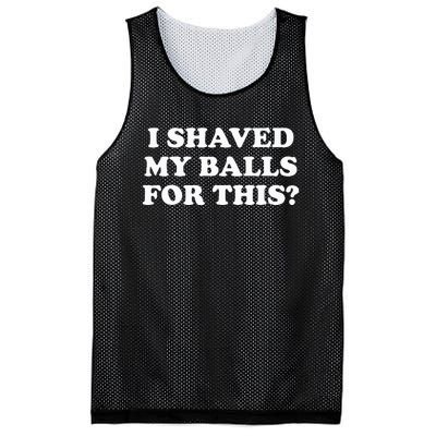 I Shaved My Balls For This Mesh Reversible Basketball Jersey Tank