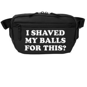 I Shaved My Balls For This Crossbody Pack