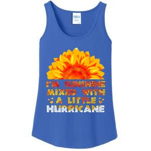 I'm Sunshine Mixed With Little Hurricane Gift Ladies Essential Tank