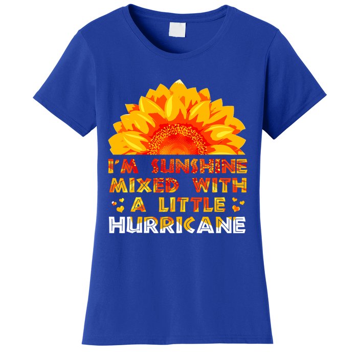 I'm Sunshine Mixed With Little Hurricane Gift Women's T-Shirt