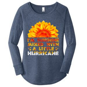 I'm Sunshine Mixed With Little Hurricane Gift Women's Perfect Tri Tunic Long Sleeve Shirt