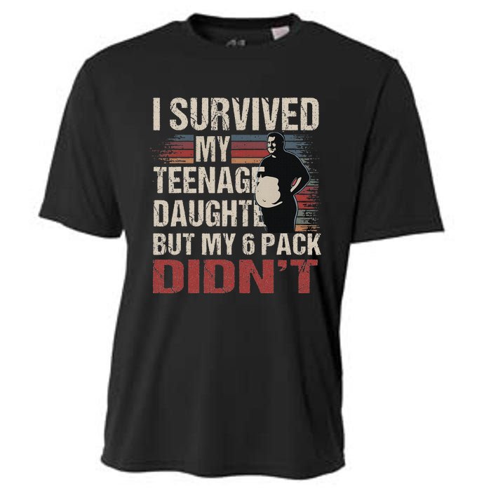 I Survived My Nage Daughter FatherS Day Funny Present Cooling Performance Crew T-Shirt