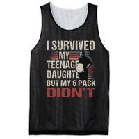 I Survived My Nage Daughter FatherS Day Funny Present Mesh Reversible Basketball Jersey Tank