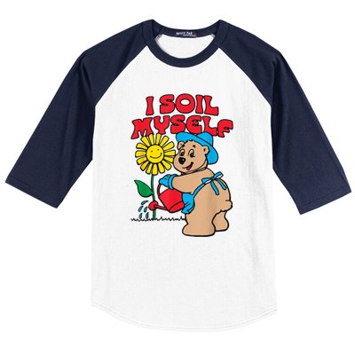 I Soil Myself Bear Baseball Sleeve Shirt