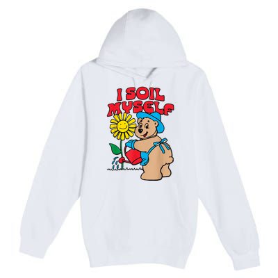 I Soil Myself Bear Premium Pullover Hoodie