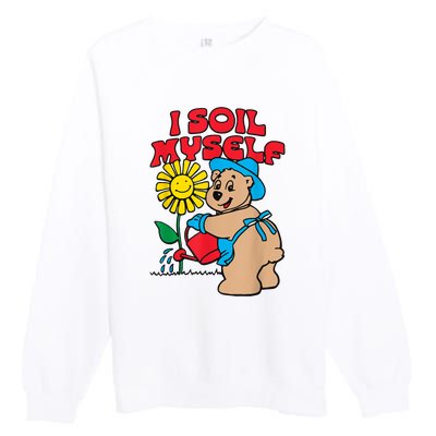 I Soil Myself Bear Premium Crewneck Sweatshirt