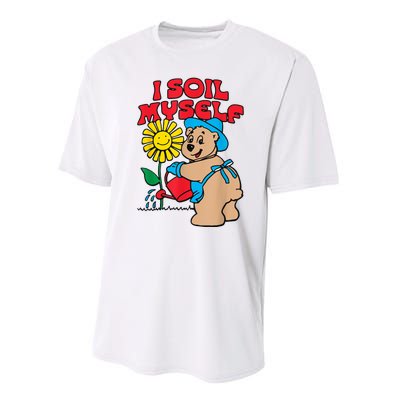 I Soil Myself Bear Performance Sprint T-Shirt