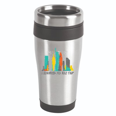 I Survived My Nyc Trip 16oz Travel Tumbler