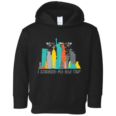 I Survived My Nyc Trip Toddler Hoodie