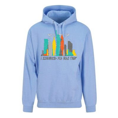 I Survived My Nyc Trip Unisex Surf Hoodie