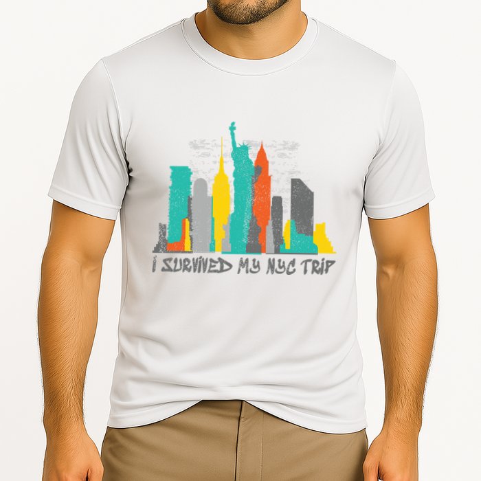 I Survived My Nyc Trip Cooling Performance Crew T-Shirt