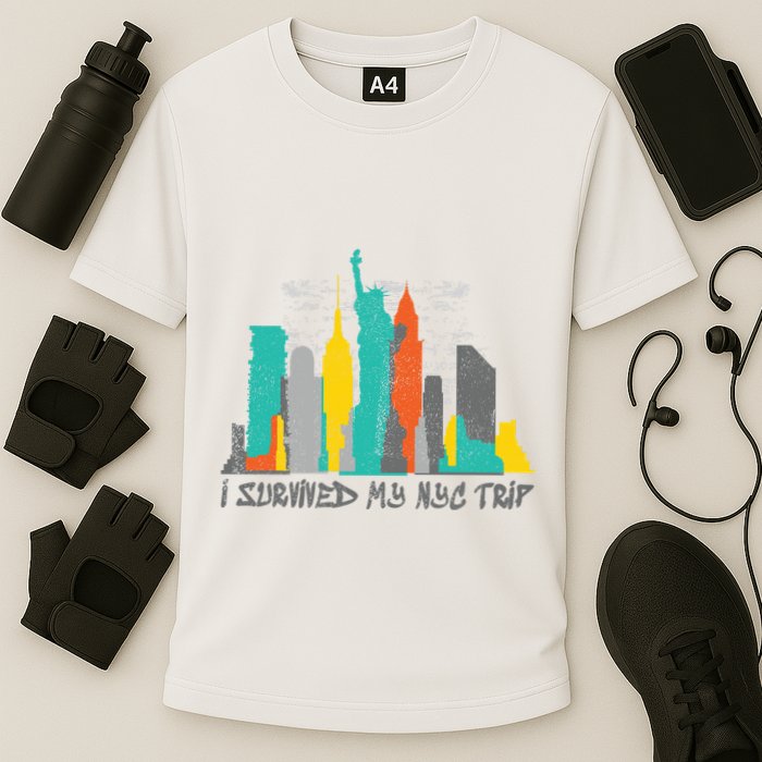 I Survived My Nyc Trip Cooling Performance Crew T-Shirt