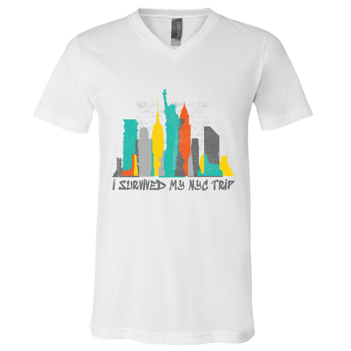 I Survived My Nyc Trip V-Neck T-Shirt