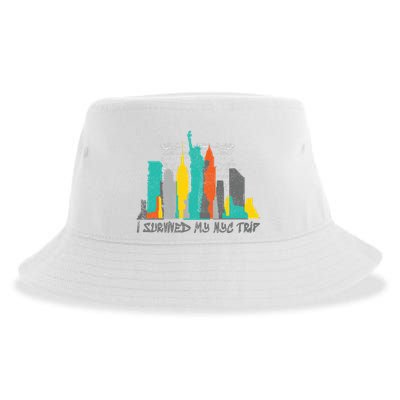 I Survived My Nyc Trip Sustainable Bucket Hat